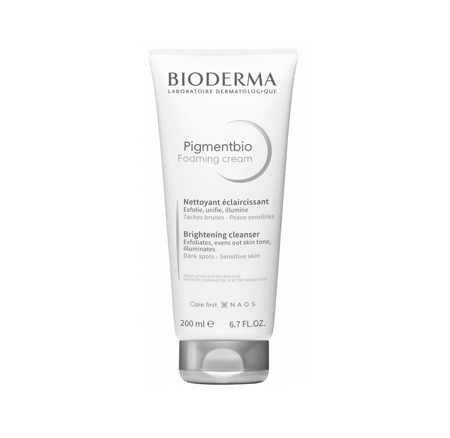 Bioderma Bio Foaming Cream, Brightening, Exfoliating and Moisturizing Cleanser - 200ml