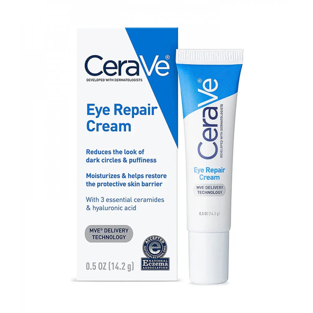 CeraVe Eye Contour Repair Cream to Reduce Dark Circles and Puffiness - 14.2g