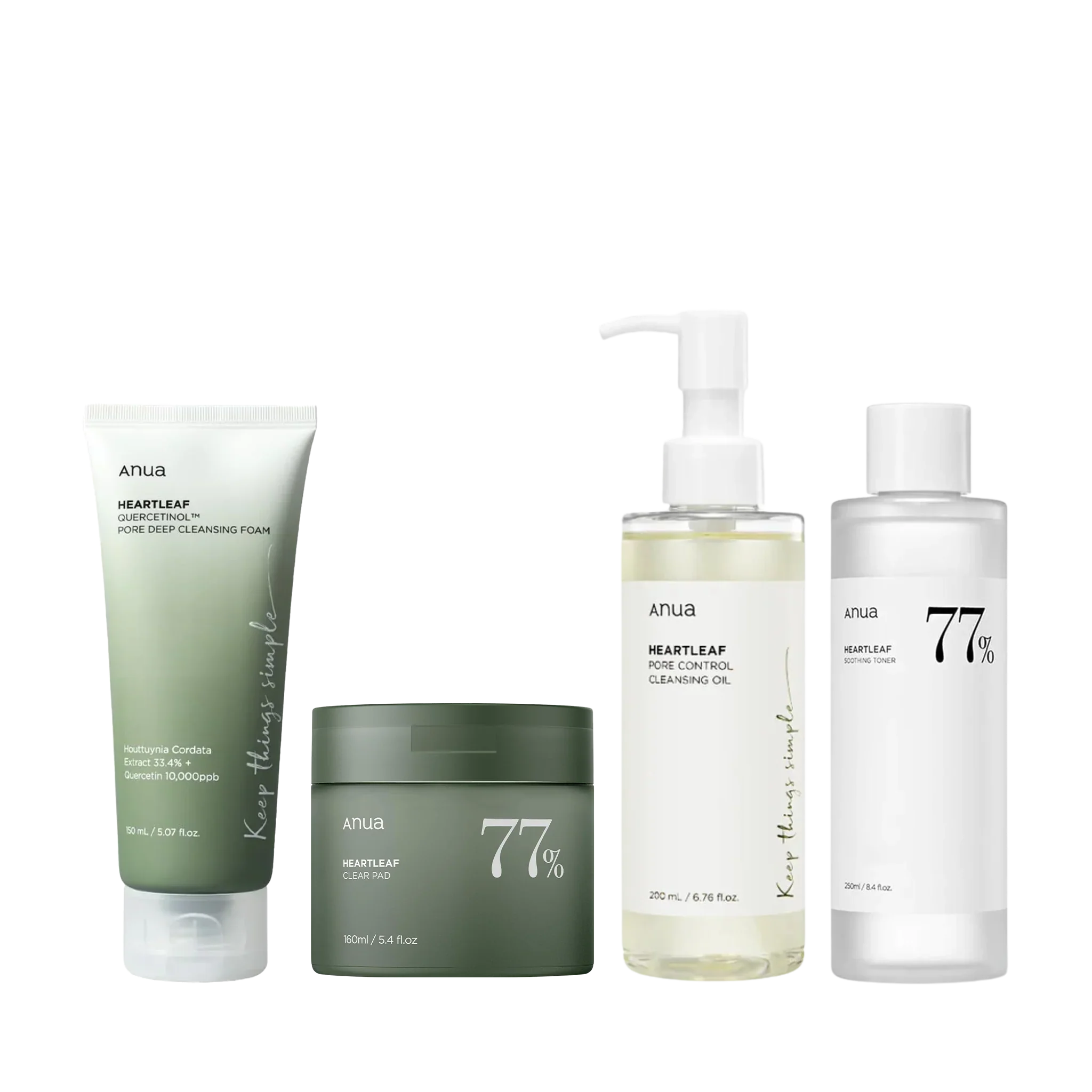 Anoa Purifying and Soothing Skin Set - 4 Pieces