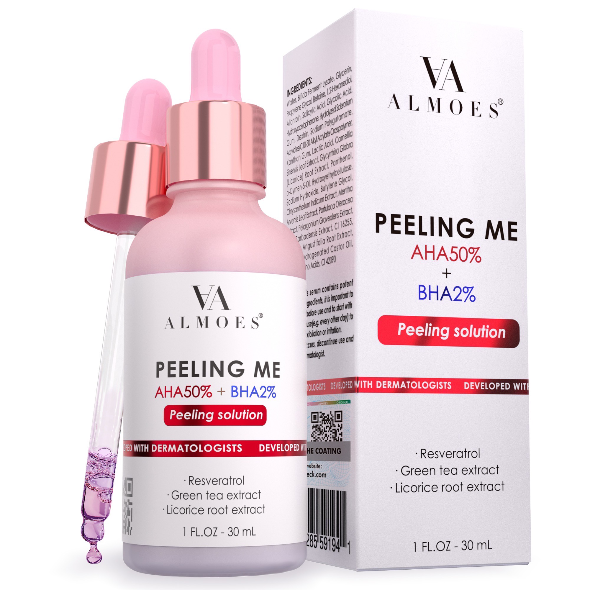 AHA 50% + BHA 2% Mousse Peeling Solution - 30ml