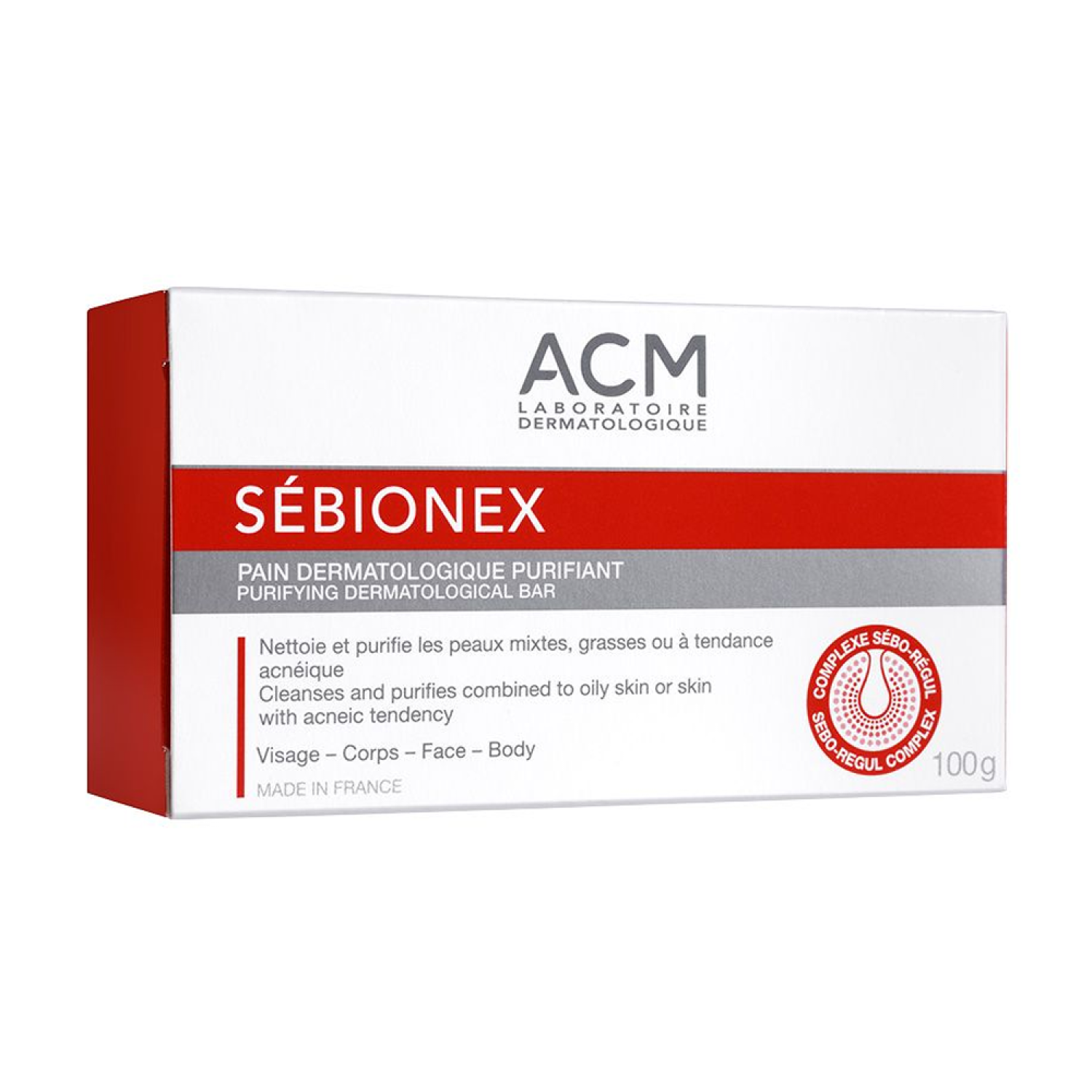 ACM Sebionex Cleansing and Soothing Soap - 100g
