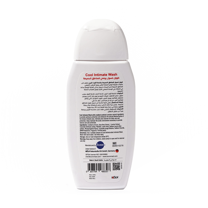 Cofix Cool Daily Intimate Wash with Cranberry Extract - 215ml