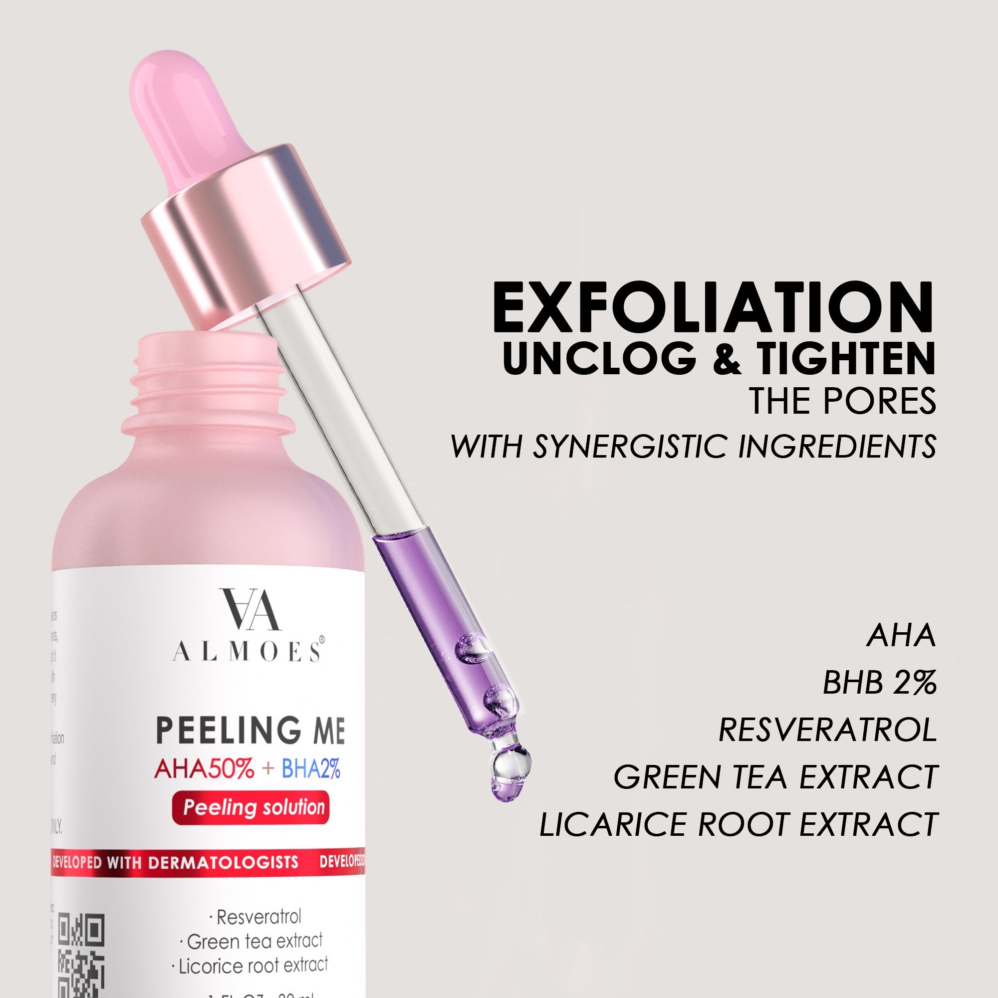 AHA 50% + BHA 2% Mousse Peeling Solution - 30ml