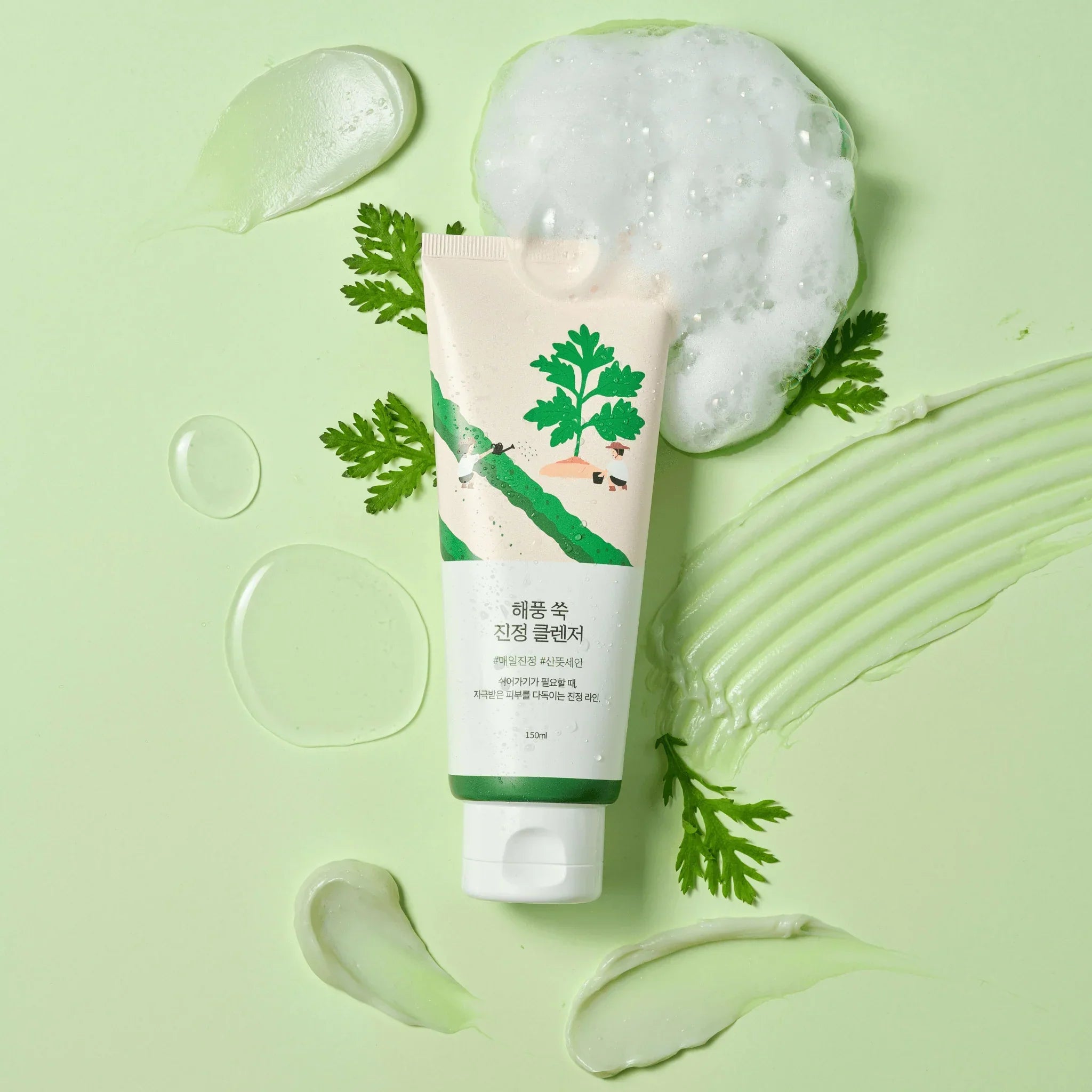 Round Lab Soothing Mugwort Foaming Wash - 150ml