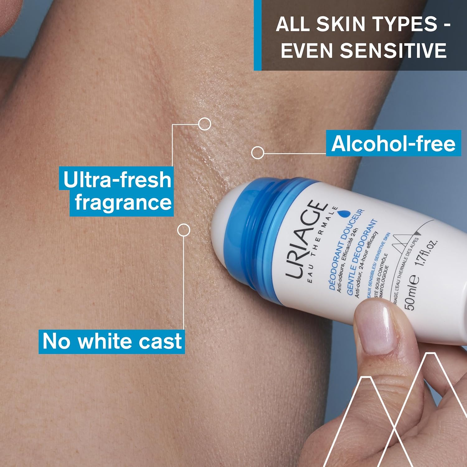 Uriage Gentle Roll-On Deodorant - 50ml