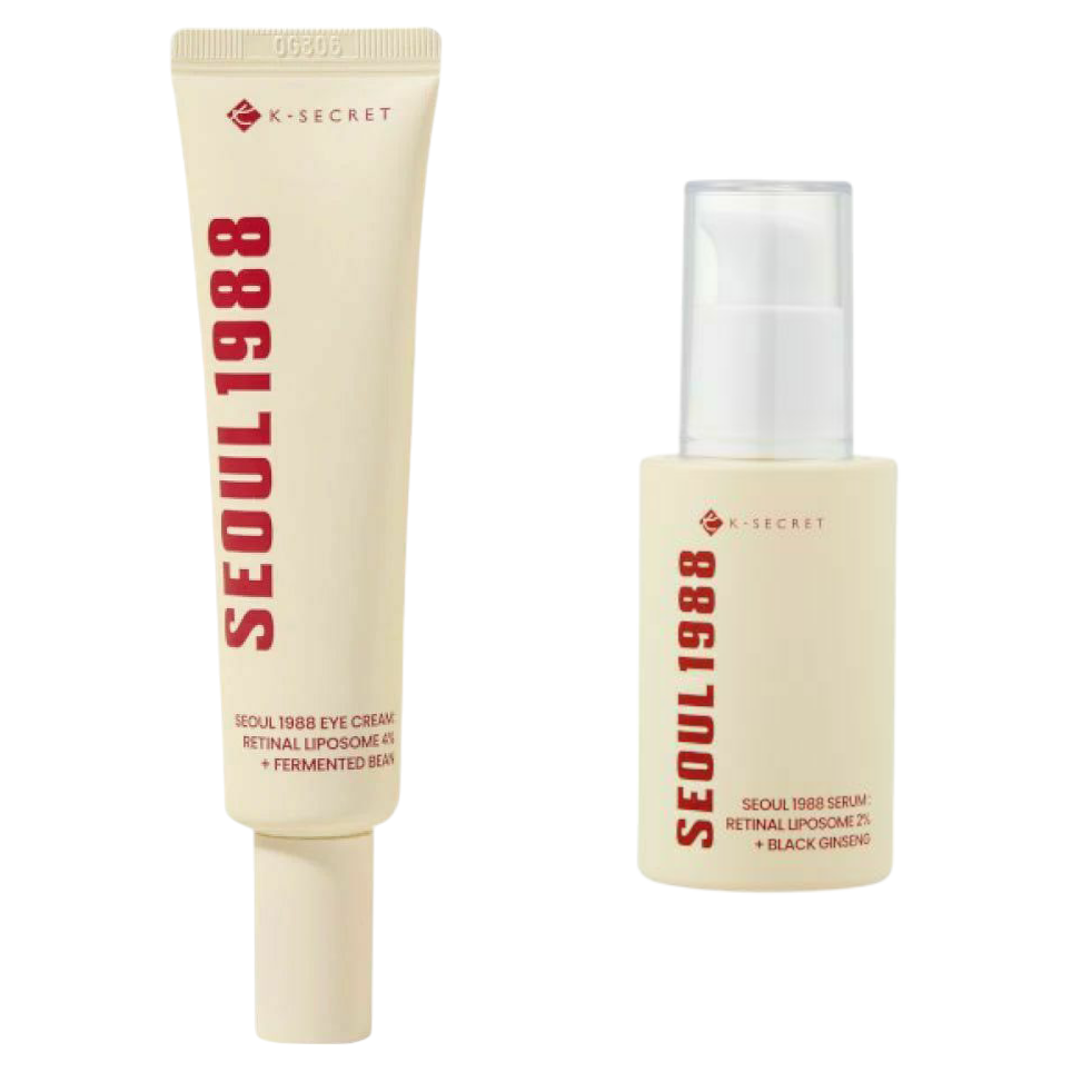 K-Secret Seoul 1988 Complete Wrinkle &amp; Deep Renewal Care Set - 2 Pieces