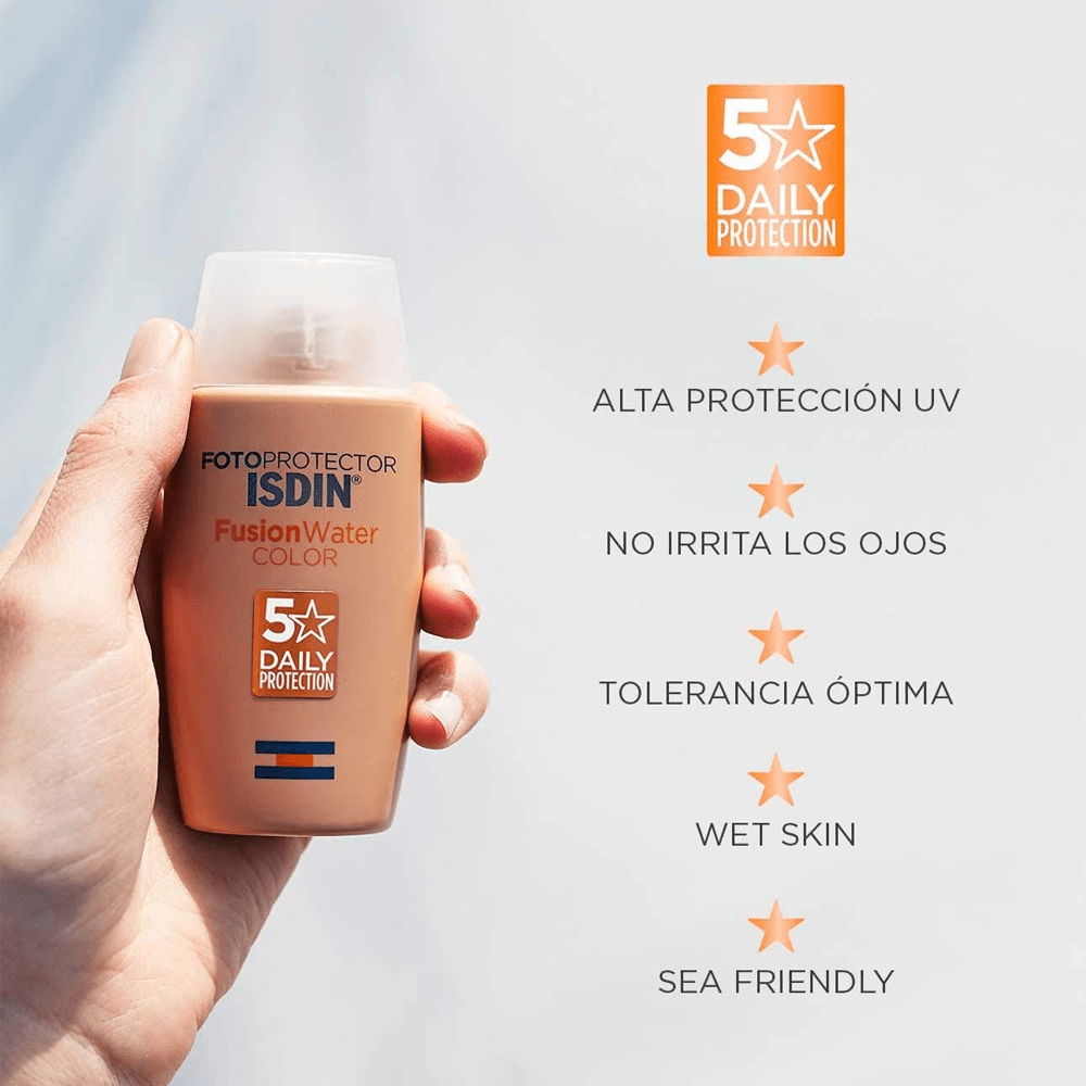 Isdin Photoprotector Water Sunscreen Medium Tint - 50ml