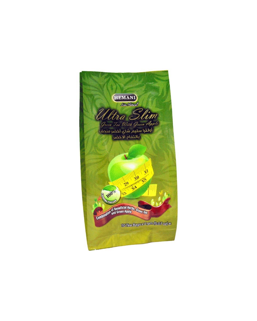 Himani Green Tea with Apple for Slimming - 1 Bag or Dozen (12 Bags)