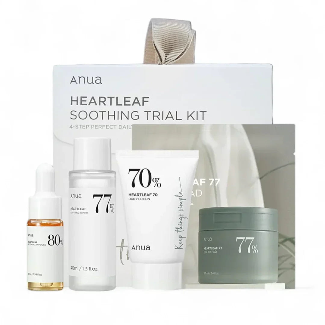 Anwa Heart Leaf Soothing Mini Set (4 Pieces)