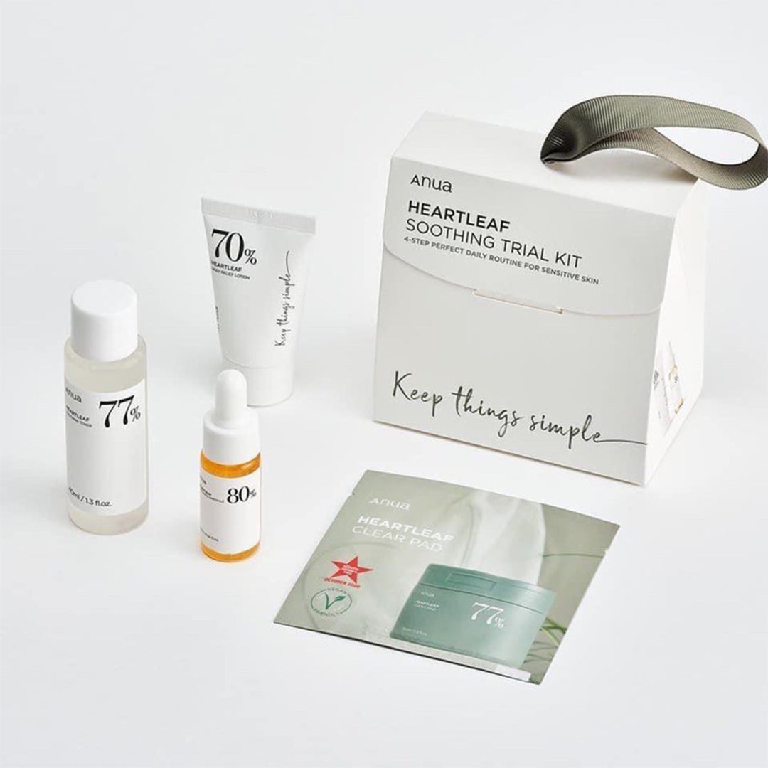 Anwa Heart Leaf Soothing Mini Set (4 Pieces)
