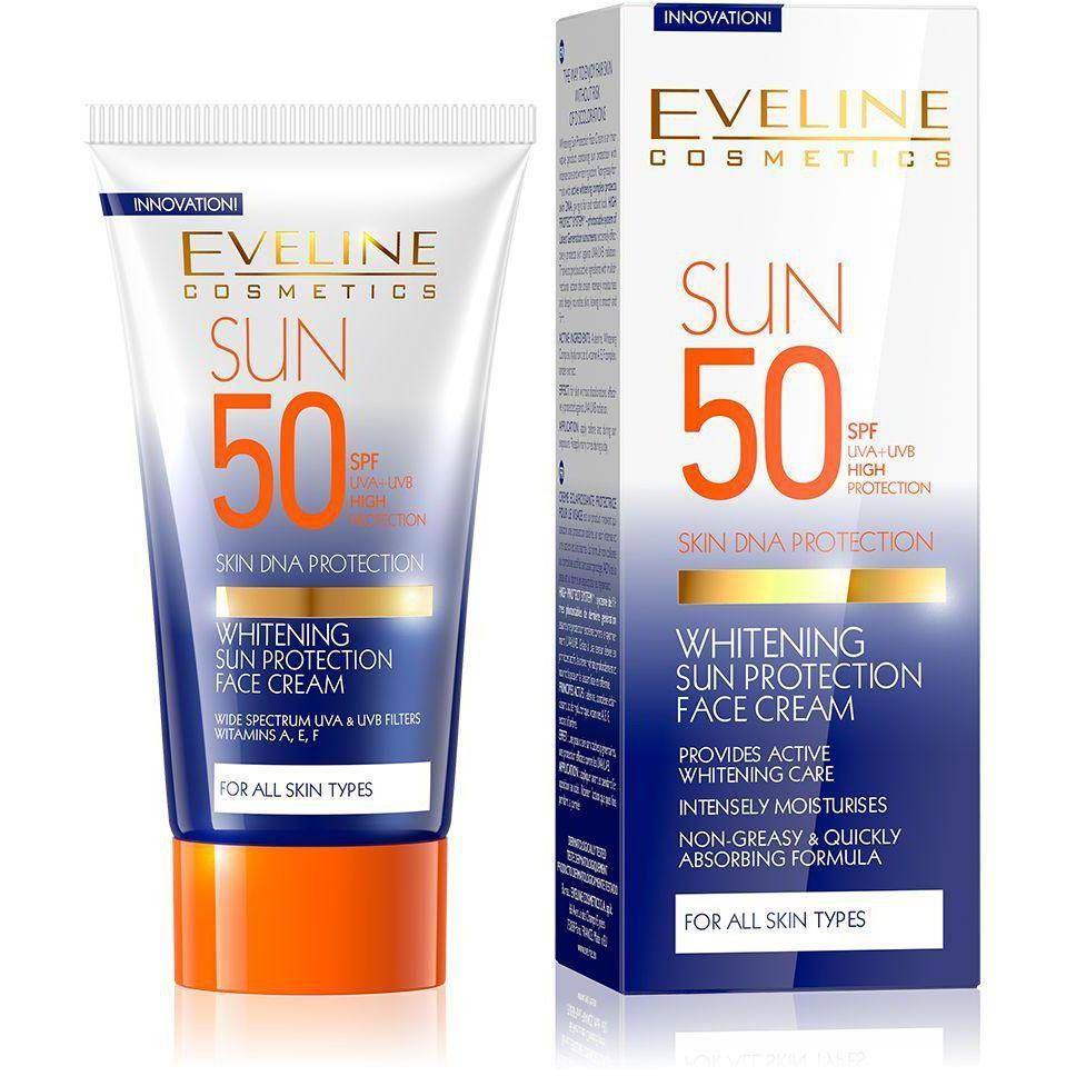 Eveline Sunscreen and Whitening Face Cream - 50ml
