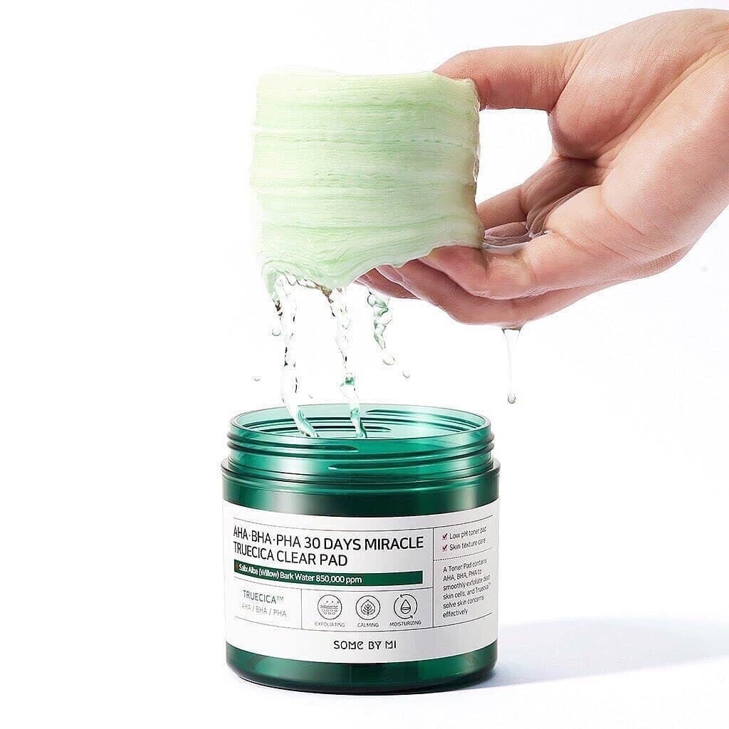 Truecica Miracle Cleansing Cotton Toner Patches - 70 Pieces